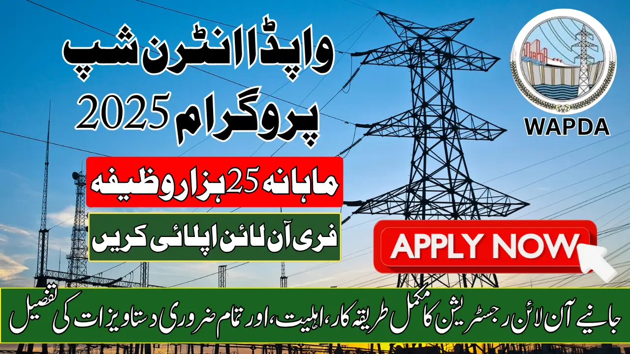 WAPDA Internship Program 2025 Online Apply For 25000 Monthly Stipend Know Step-By-Step Guide