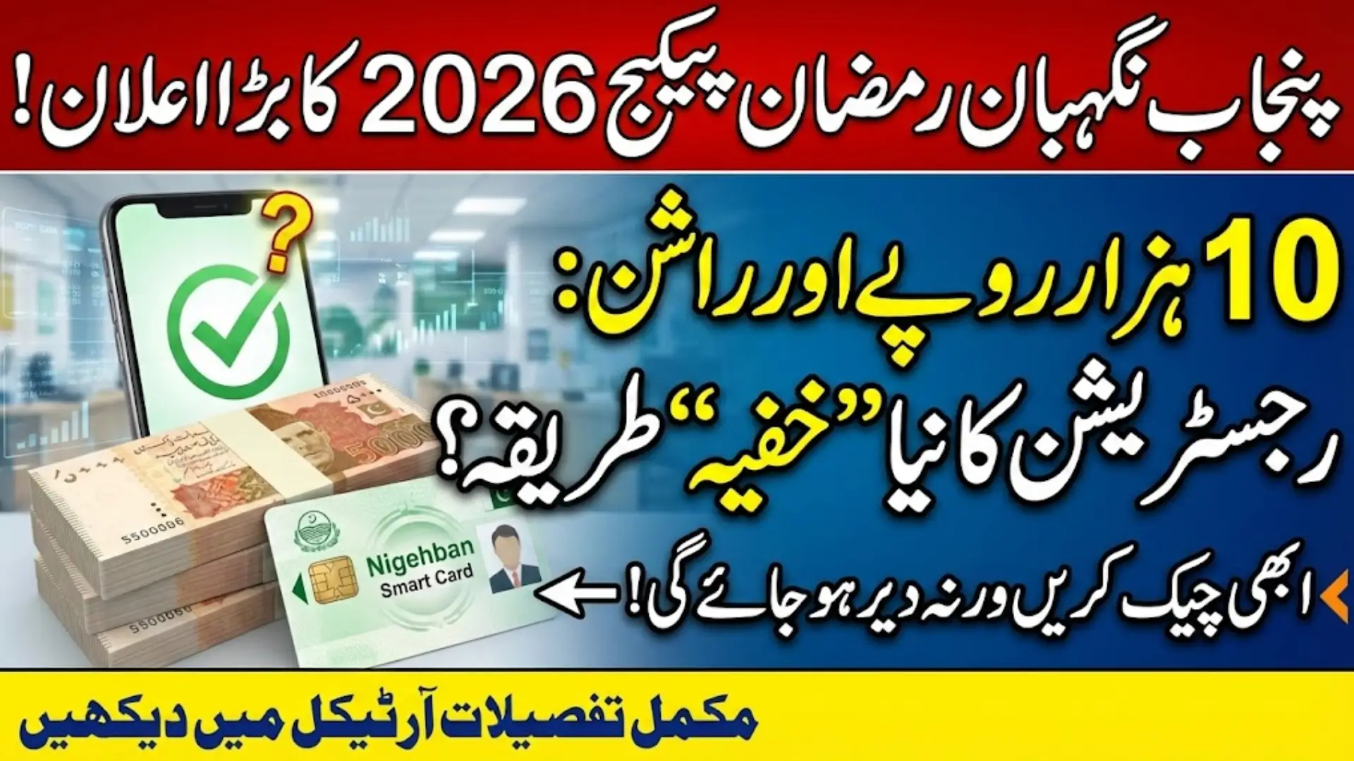 Punjab Nigehban Ramzan Package 2026 Complete Guide to Eligibility, Registration, and Rs 10,000 Cash Relief